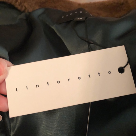 NWT leather jacket faux fur collar Made in Spain. - Picture 11 of 12